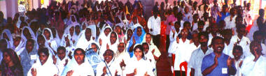 Healing Encounter for believers at which woman above was healed of cancer